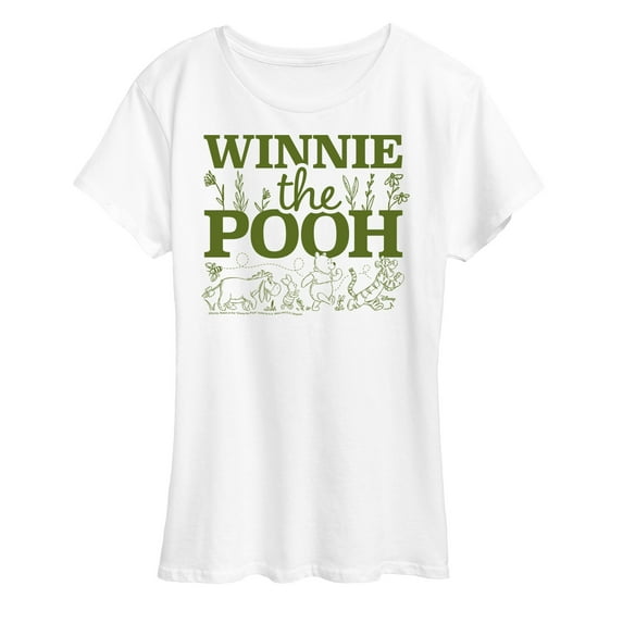 Winnie the Pooh - Marching Friends - Women's Short Sleeve Graphic T-Shirt