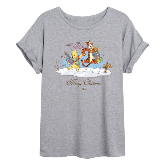 Winnie the Pooh - Merry Christmas Tigger and Pooh Women's Relaxed Fit T-Shirt