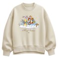 thumbnail image 1 of Winnie the Pooh - Merry Christmas Tigger and Pooh - Women's Oversized Fleece Crew Sweatshirt, 1 of 4