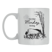 Winnie the Pooh Monday Feeling Mug, Ceramic, 20 fl oz