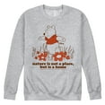 thumbnail image 1 of Winnie the Pooh - Nature Not A Place But Home - Men's Crew Fleece Sweatshirt, 1 of 4