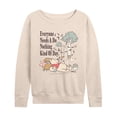 thumbnail image 1 of Winnie the Pooh - Nothing Kind of Day - Women's French Terry Long Sleeve Pullover, 1 of 4