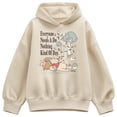 thumbnail image 1 of Winnie the Pooh - Nothing Kind of Day - Women's Oversized Fleece Hoodie Sweatshirt, 1 of 3