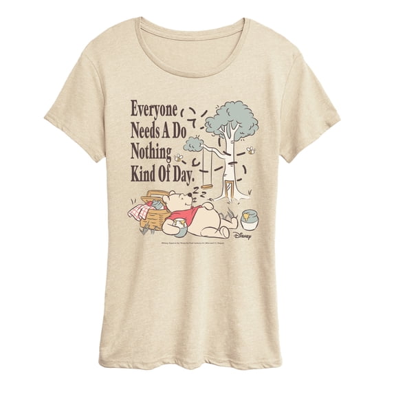Winnie the Pooh - Nothing Kind of Day - Women's Short Sleeve Graphic T-Shirt