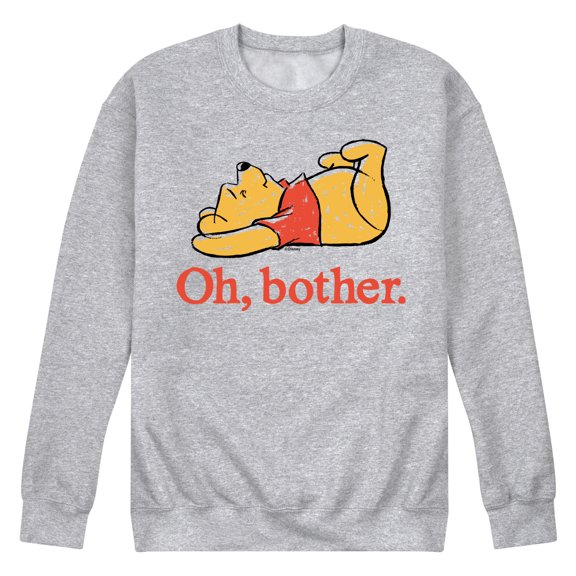 Winnie the Pooh - Oh Bother Sketch - Men's Crew Fleece Sweatshirt