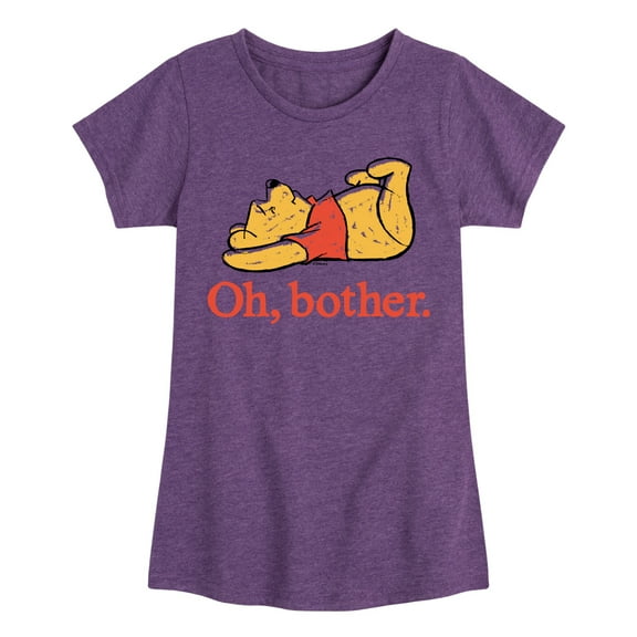 Winnie the Pooh - Oh, Bother - Sketch - Toddler And Youth Girls Short Sleeve Graphic T-Shirt