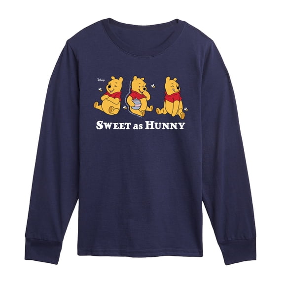 Winnie the Pooh - Oh Hunny - Youth Boys Long Sleeve Graphic T-Shirt
