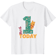 thumbnail image 1 of Winnie the Pooh & Piglet Birthday 1 Year Old Today Unisex Softstyle T-Shirt for Men Women Kids,White Color,Size YXL, 1 of 5