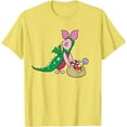 thumbnail image 1 of Winnie the Pooh Piglet Halloween Dragon Unisex Softstyle T-Shirt for Men Women Kids,Cornsilk Color,Size 3XL, 1 of 5