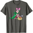 thumbnail image 1 of Winnie the Pooh Piglet Halloween Dragon Unisex Softstyle T-Shirt for Men Women Kids,Ice Grey Color,Size 2XL, 1 of 5