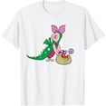 thumbnail image 1 of Winnie the Pooh Piglet Halloween Dragon Unisex Softstyle T-Shirt for Men Women Kids, 1 of 5