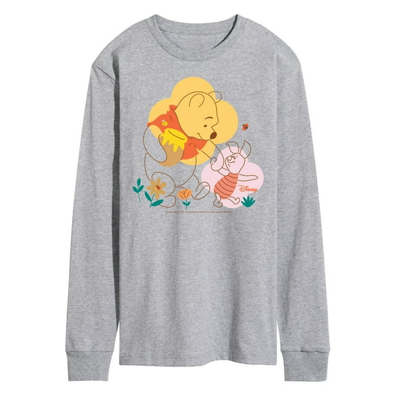 Winnie the Pooh - Piglet and Pooh Go On a Journey - Men's Long Sleeve T-Shirt