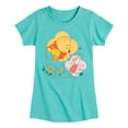thumbnail image 1 of Winnie the Pooh - Piglet and Pooh Go On a Journey - Toddler And Youth Girls Short Sleeve Graphic T-Shirt, 1 of 4