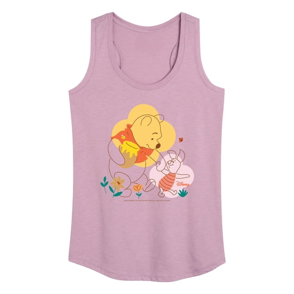 Winnie the Pooh - Piglet and Pooh Go On a Journey - Women's Racerback Tank Top