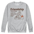 thumbnail image 1 of Winnie the Pooh - Pooh And Friends Friendship Definition - Men's Crew Fleece Sweatshirt, 1 of 4