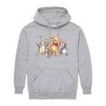 thumbnail image 1 of Winnie the Pooh - Pooh And Group Watercolor - Men's Pullover Fleece Hoodie, 1 of 4