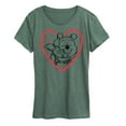 thumbnail image 1 of Winnie the Pooh -  Pooh And Piglet Hug Heart - Women's Short Sleeve Graphic T-Shirt, 1 of 4