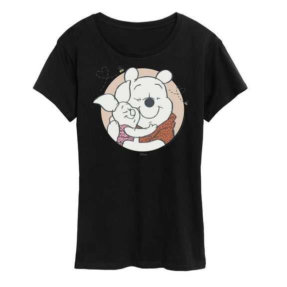 Winnie the Pooh -  Pooh And Piglet Hug - Women's Short Sleeve Graphic T-Shirt