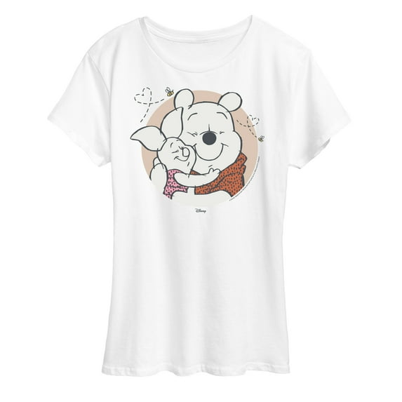 Winnie the Pooh - Pooh And Piglet Hug - Women's Short Sleeve Graphic T-Shirt