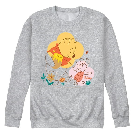 Winnie the Pooh - Pooh And Piglet - Men's Crew Fleece Sweatshirt