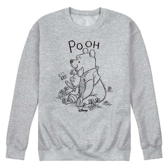 Winnie the Pooh - Pooh And Piglet - Men's Crew Fleece Sweatshirt