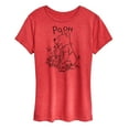 thumbnail image 1 of Winnie the Pooh -  Pooh And Piglet With Bee - Women's Short Sleeve Graphic T-Shirt, 1 of 4