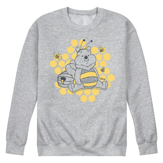 Winnie the Pooh - Pooh Bear Honeycomb - Men's Crew Fleece Sweatshirt