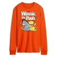 thumbnail image 1 of Winnie the Pooh - Pooh Bear and Eeyore Sitting and Relaxing - Men's Long Sleeve T-Shirt, 1 of 1
