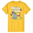 thumbnail image 1 of Winnie the Pooh - Pooh Bear and Eeyore Sitting and Relaxing - Men's Short Sleeve Graphic T-Shirt, 1 of 4