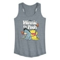 thumbnail image 1 of Winnie the Pooh - Pooh Bear and Eeyore Sitting and Relaxing - Women's Racerback Tank Top, 1 of 4