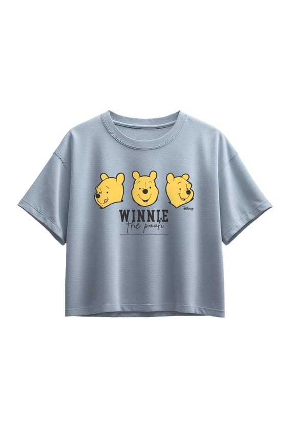 - Pooh Faces - Youth Girls Boxy T-Shirt