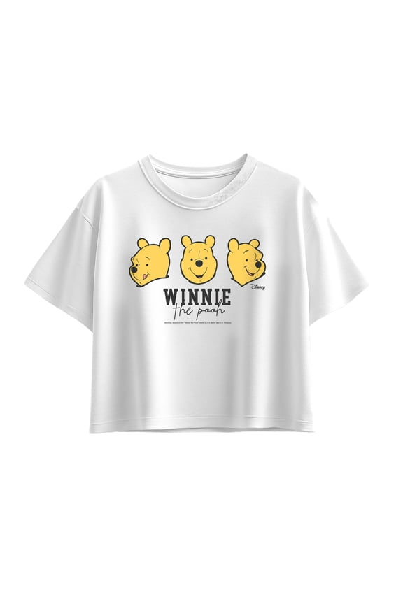 - Pooh Faces - Youth Girls Boxy T-Shirt