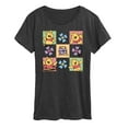 thumbnail image 1 of Winnie the Pooh -  Pooh Flower Grid - Women's Short Sleeve Graphic T-Shirt, 1 of 4