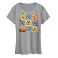 thumbnail image 1 of Winnie the Pooh -  Pooh Flower Grid - Women's Short Sleeve Graphic T-Shirt, 1 of 4
