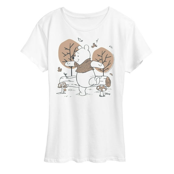 Winnie the Pooh - Pooh Mushrooms - Women's Short Sleeve Graphic T-Shirt