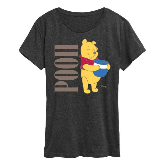 Winnie the Pooh -  Pooh With Honey Jar - Women's Short Sleeve Graphic T-Shirt
