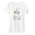 thumbnail image 1 of Winnie the Pooh -  Pooh With Honey Pot Gift- Women's Short Sleeve Graphic T-Shirt, 1 of 4