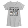 thumbnail image 1 of Winnie the Pooh - Reading Club Fitted Short Sleeve Graphic T-Shirt, 1 of 4