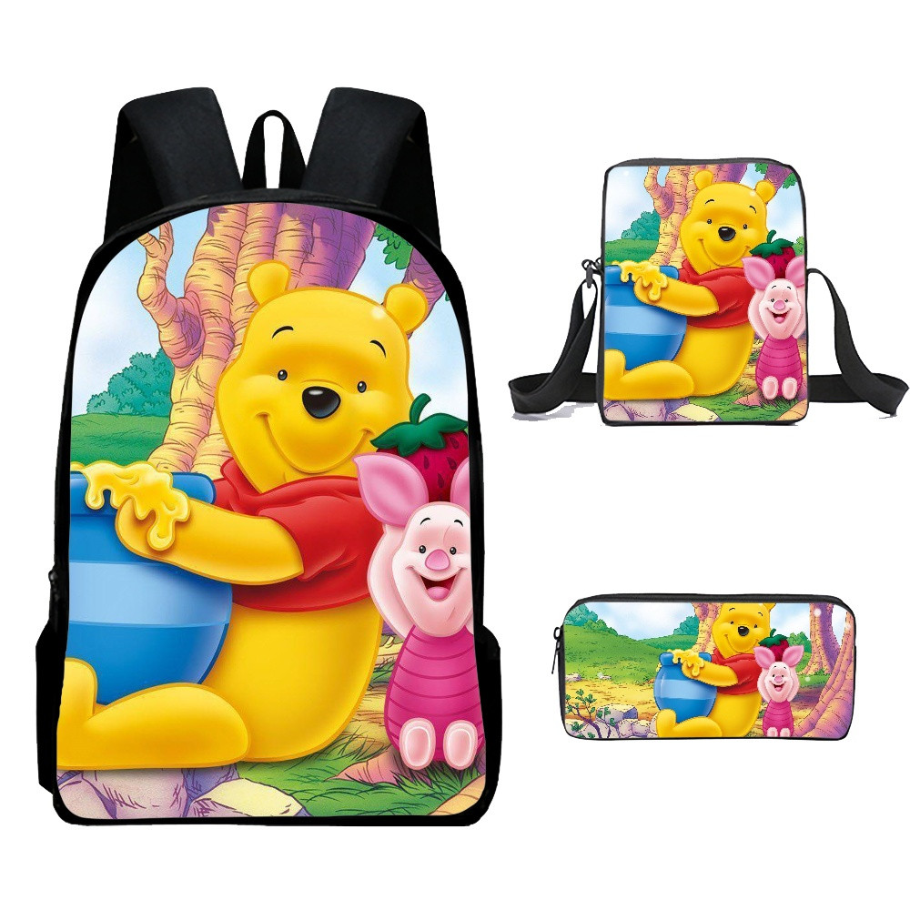 Winnie the Pooh School Backpacks for Girls, Kids School Bags Bookbag ...