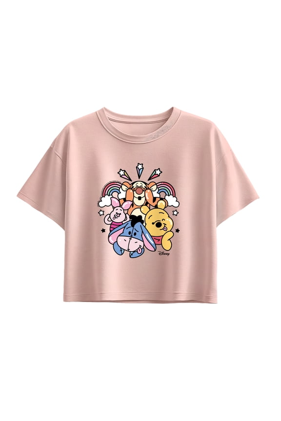 - Silly Face Characters - Youth Girls Boxy T-Shirt