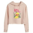 thumbnail image 1 of Winnie the Pooh - Sitting in a Field of Flowers - Bother Free - Juniors Cropped Pullover Hoodie, 1 of 4