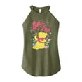 thumbnail image 1 of Winnie the Pooh - Sitting in a Field of Flowers - Bother Free - Juniors High Neck Tank Top, 1 of 4
