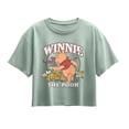 thumbnail image 1 of Winnie the Pooh - Smelling the Flowers Short Sleeve Boxy Graphic T-Shirt, 1 of 4