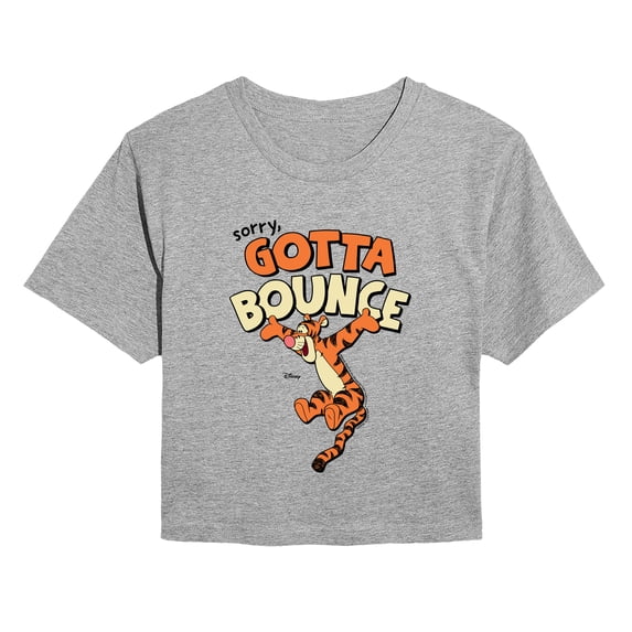 Winnie the Pooh - Sorry Gotta Bounce Women's Cropped Graphic T-Shirt