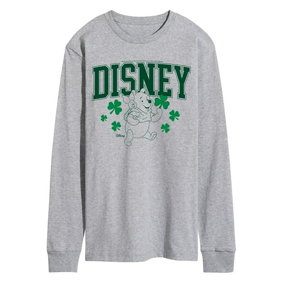 Winnie the Pooh - St Patricks Day - Men's Long Sleeve Graphic T-Shirt