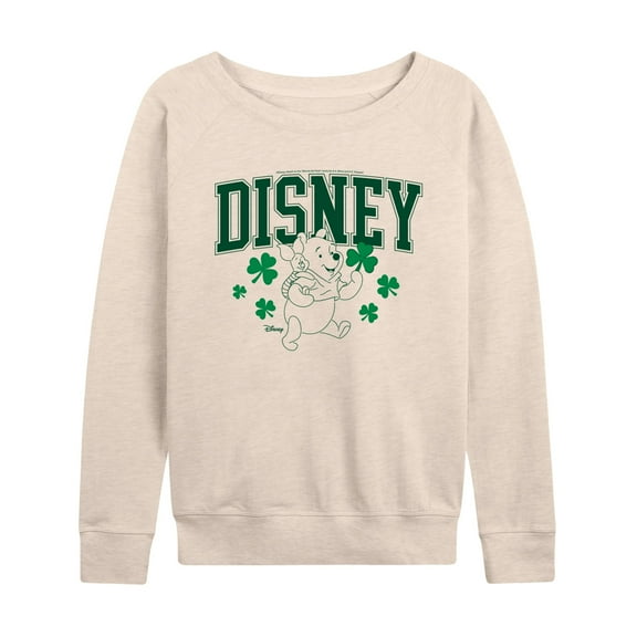 Winnie the Pooh - St Patricks Day - Women's French Terry Pullover Sweatshirt