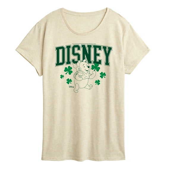 Winnie the Pooh - St Patricks Day - Women's Short Sleeve Graphic T-Shirt
