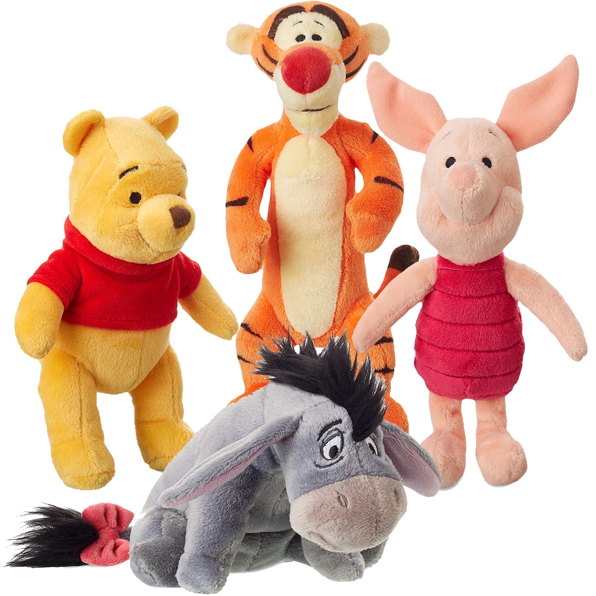 Winnie the Pooh Stuffed Animal Set and Friends Plush Toys NEW