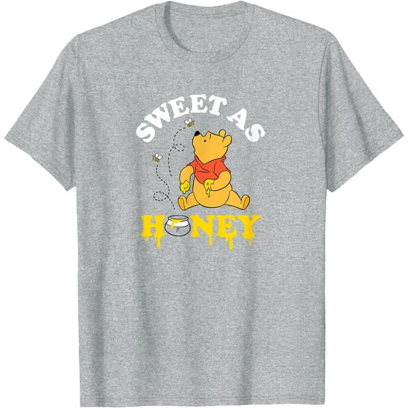 Winnie the Pooh Sweet as Honey Unisex Softstyle T-Shirt for Men Women Kids