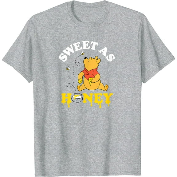 Winnie the Pooh Sweet as Honey Unisex Softstyle T-Shirt for Men Women Kids
